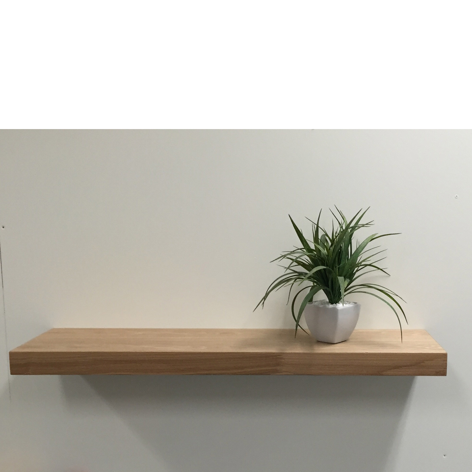 Rustic Ash floating shelf 900x250x50mm Mastershelf