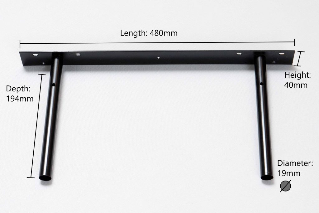 Floating Shelf Bracket 48Lx19.4Dx4Hcm - Mastershelf