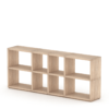 4x2 mixed cube shelf