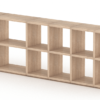 Oak modular shelf