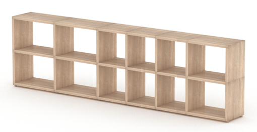 Oak modular shelf
