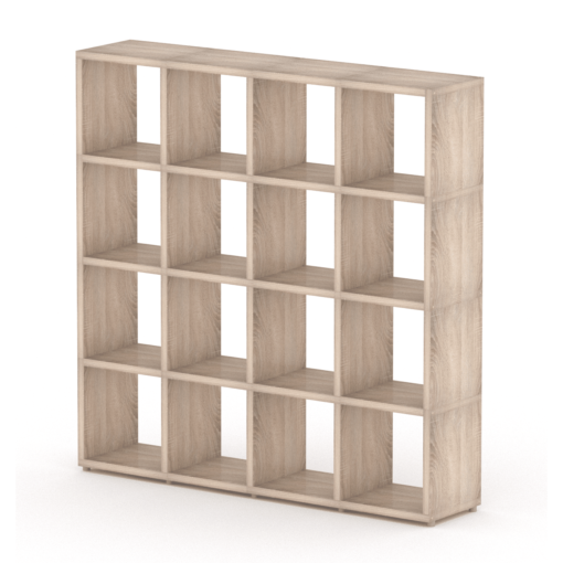 Oak cube shelf 4x4