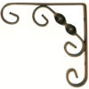 Ornamental scroll bracket