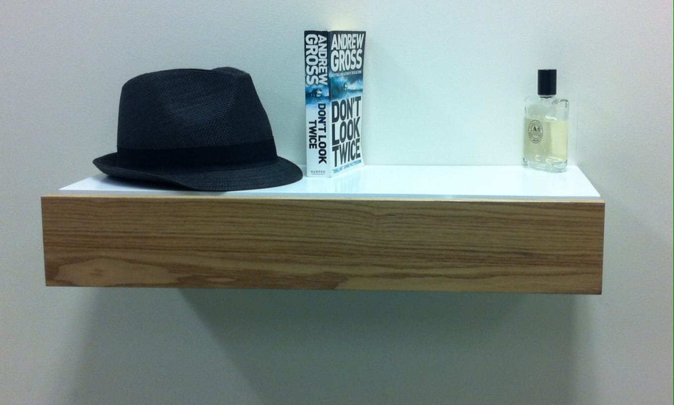 Ash Wood Drawer Flaoting Shelf Mastershelf