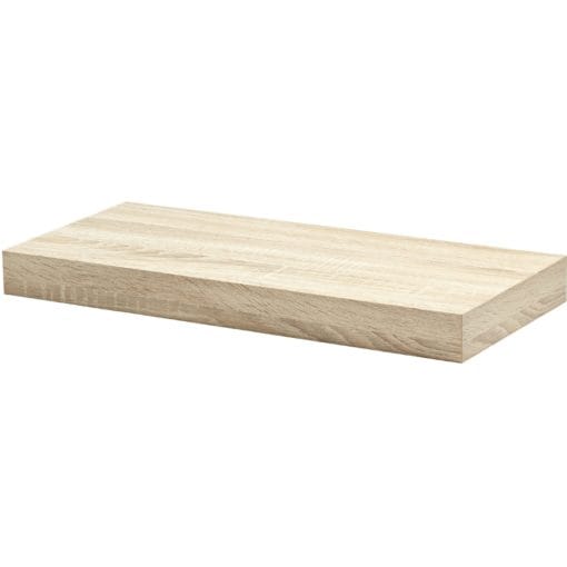 Oak Floating Shelf Kit 570x250x50mm Mastershelf