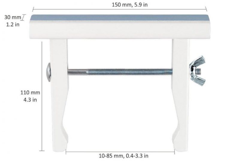 Universal Radiator Shelf Bracket (each) Mastershelf