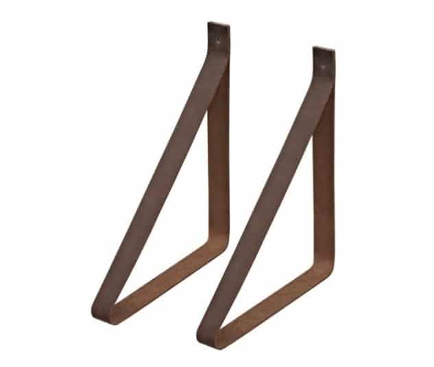 Leather Loop Shelf Straps 20-25cm (Pair) - Mastershelf