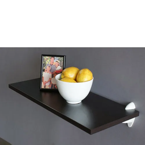 Espresso/White Shelf Kit 80x25x1.9cm