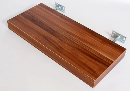 Floating Shelf Kit | Walnut | 57x25x5cm - Image 4