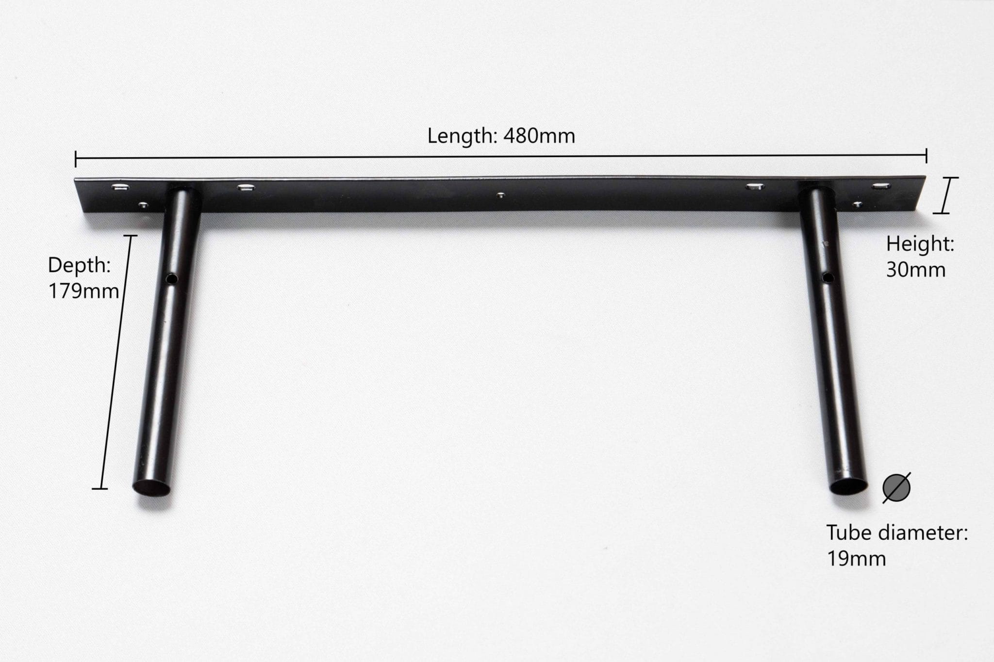 Floating Shelf Bracket 48 L x 17.5 D x 3 T cm - Mastershelf