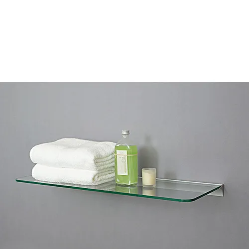 Toughened Glass Shelf Kit 80x25x0.8cm