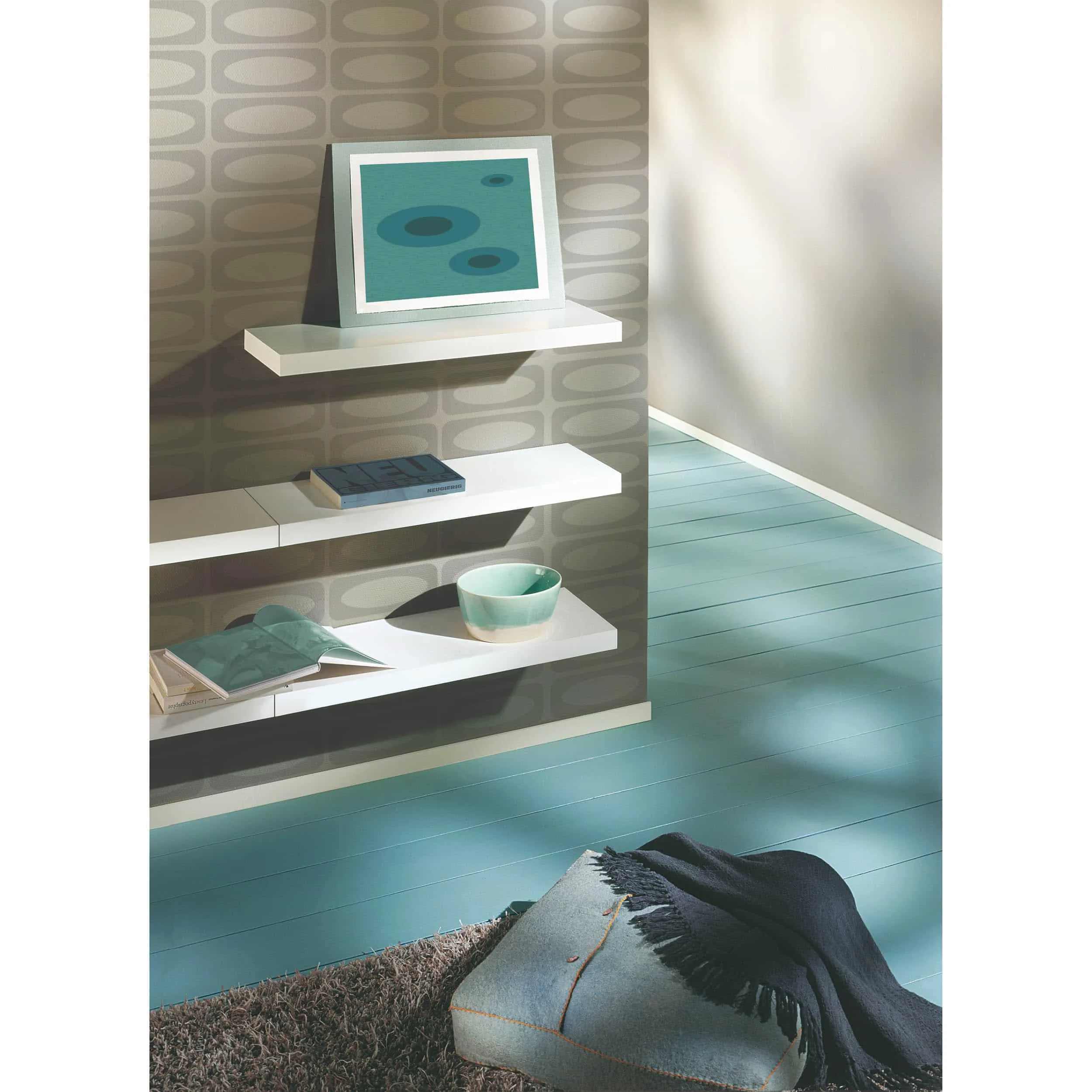 Floating Shelf Kit | Satin White | 115x30x5cm - Image 4