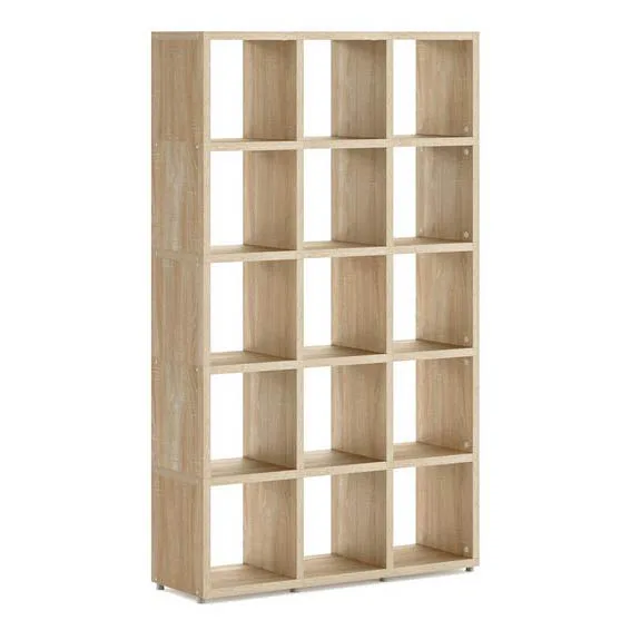 Modular 15 Cube Oak <br> 109.6L x 182.8H x 32.8D - Image 4