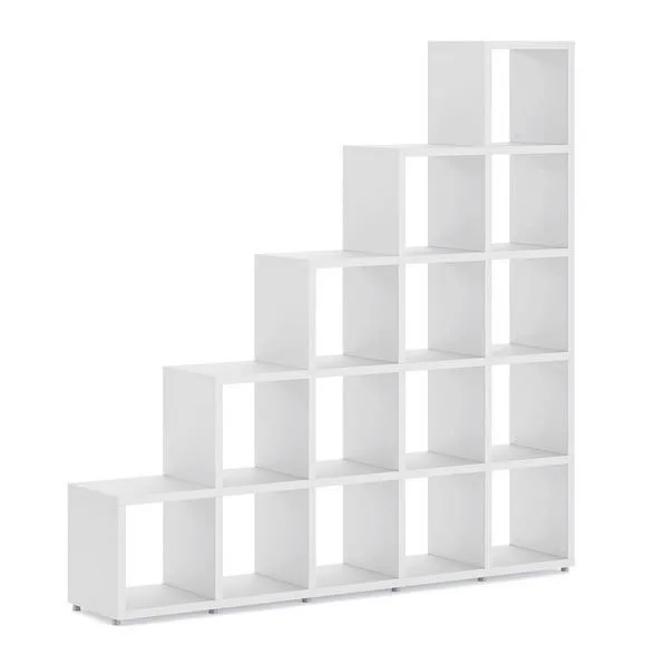 White Modular 5 Step <br> 180.8L x 180.8H x 32.8D - Image 2