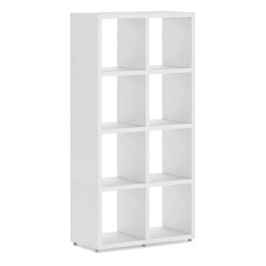 White Modular 8 cube <br> 74L x 147.2H x 32.8D - Image 2
