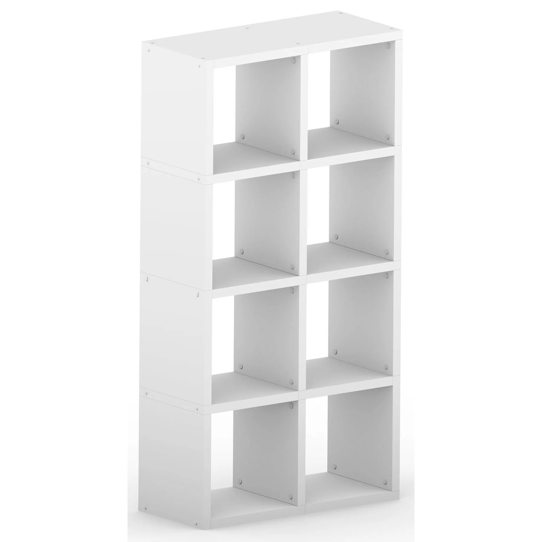White Modular 8 cube <br> 74L x 147.2H x 32.8D