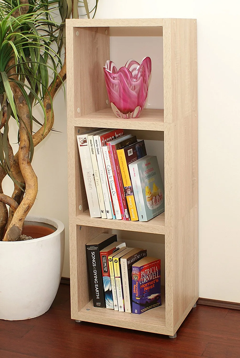 Cube Storage Triple Oak - Image 2