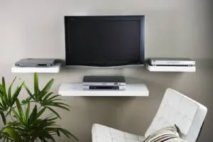 White  Floating Shelf Kit 90 x 30 x 5 cm - Image 2