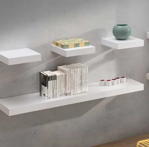 Floating Shelf Kit | Satin White | 115x30x5cm - Image 2