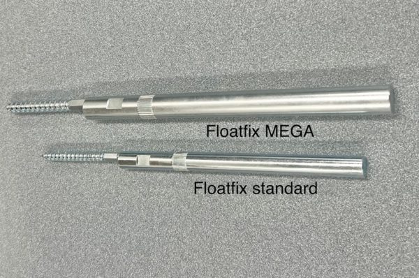 Floatfix floating shelf brackets steel (pair of) 160x12mm - Image 3